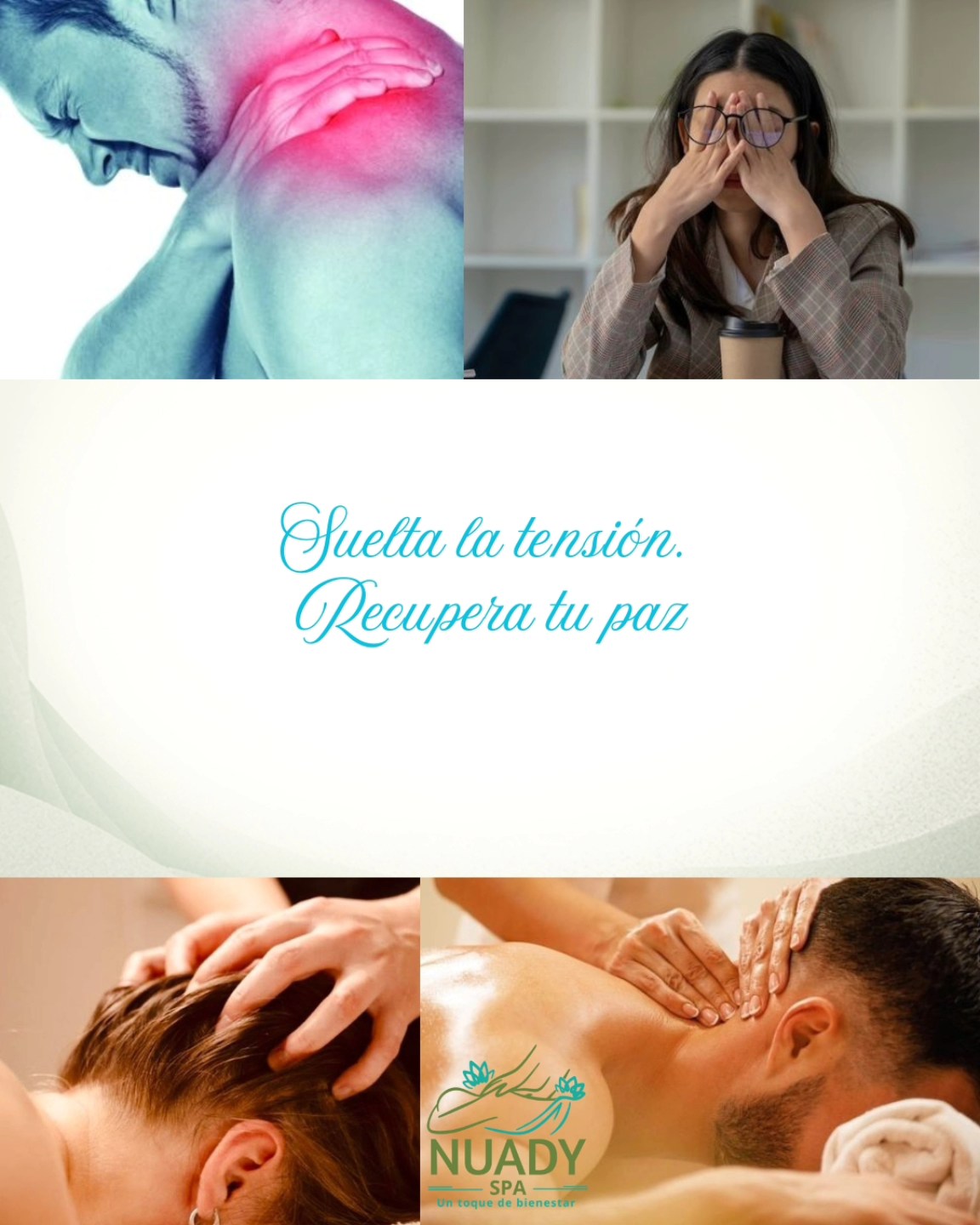 Tu cuerpo no tiene que cargar con todo el estrés. 😰